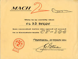 Document: Certificate of Mach 2