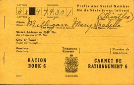 Document: Rations Booklet - Cover