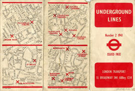 Document: London Underground Lines - Number 2, 1941 - Cover