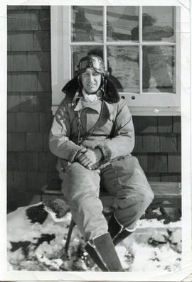 Photo: WF Young Sitting in Winter Gear - Front