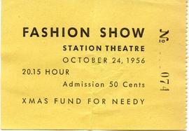 Document: Fashion Show Ticket