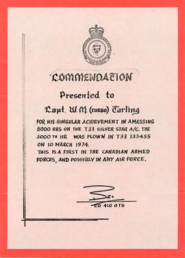 Document: Commendation Certificate