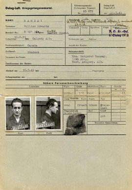Document: YMCA POW Wartime Log - Personal Record