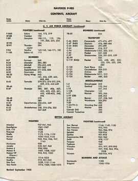 Document: Navexos Aircraft List - Page 2