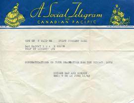 Document: Telegram - June 1943