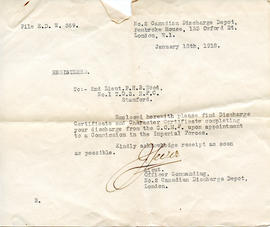 Document: Discharge Papers