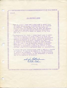 Document: Air Engineer's Creed