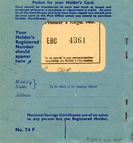 Document: National Savings Certificate - Page 5