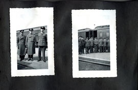 Photos: RCAF Officers at Train Station