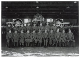 Photo: Officers in Air Hanger - Front