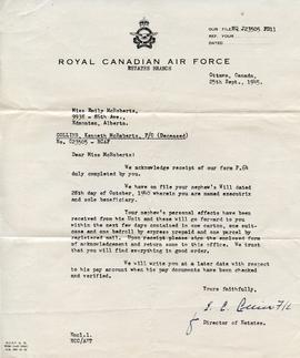 Document: RCAF Estates Branch