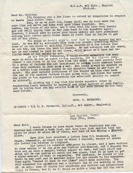 Document: Letter to Mr. Collins - Page 1