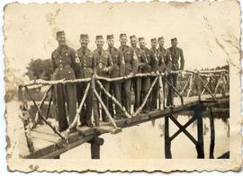 Photo: Germans on a Bridge