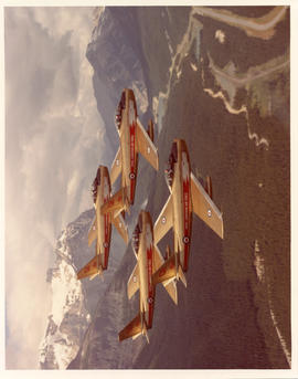 Photo: Golden Hawks Flying in Formation