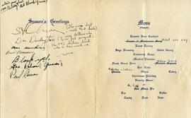 Document: Christmas Dinner Menu - Inside
