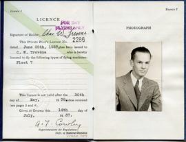 Document: Private Pilot's Certificate and License - Page 3-4