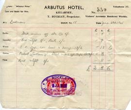 Document: Hotel Receipt