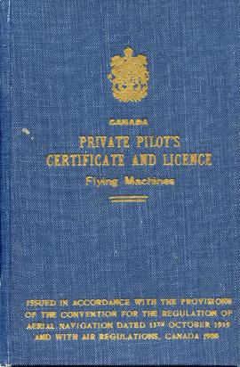 Document: Private Pilot's Certificate and License - Cover