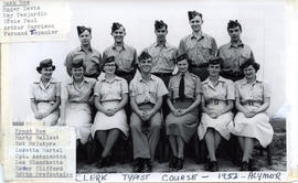 Photo: Clerk Typist Class - 1952