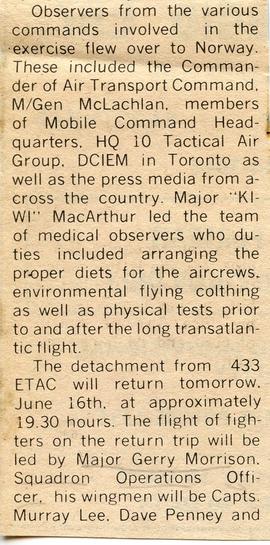 Document: Newspaper Clipping