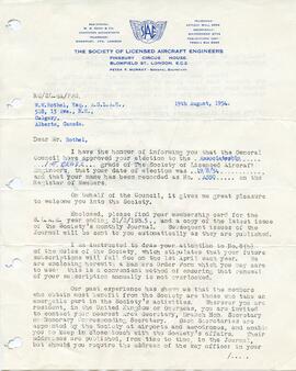 Document: Society of Licensed Aircraft Engineers - Front