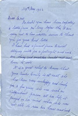 Document: May 24, 1953 - Page 1