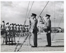 Photo: E.A. McNab Observing RCAF Cadet Procession