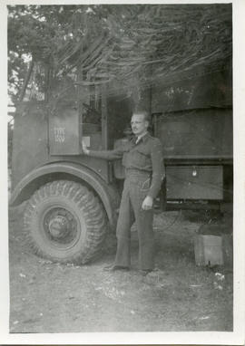 Photo: RCAF Personnel with Military Truck