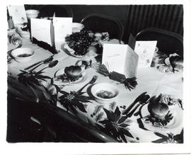 Photo: Christmas and New Year's Dinner - Table Setting