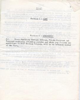 Document: Sergeants' Mess Rule Booklet - Page 2