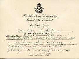 Document: Invitation from Central Air Command