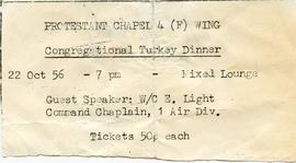 Document: Turkey Dinner Ticket