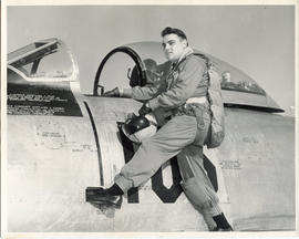 Photo: D.D. Bergie Stepping into Aircraft