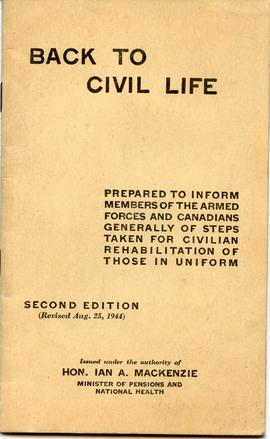 Document: Back to Civilian Life - Cover