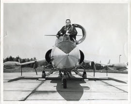 Photo: D.D. Bergie in CF-104 Starfighter