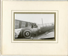 Photo: RCAF Pilot in Fairey Battle Light Bomber