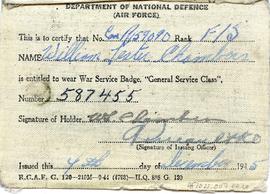 Document: Department of National Defence ID Card - Front