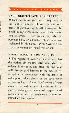 Document: War Savings Certificate Pamphlet - Page 4