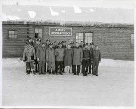 Photo: American Servicemen and a Canadian Nurse