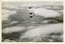 Ariel Photo: Three Avro Planes Fly in Formation