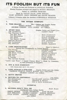 Document: It's Foolish But Its Fun Pamphlet - Page 1