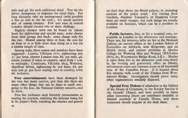 Document: The Canadian Soldier's Guide to London - Pages 20-21