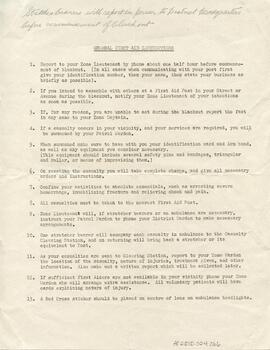 Document: General First Aid Instructions
