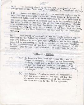 Document: Sergeants' Mess Rule Booklet - Page 5