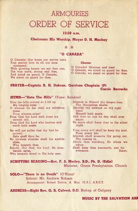 Document: Remembrance Day Service Pamphlet - Page 2