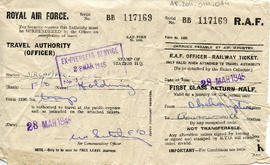 Document: Travel Authority Ticket