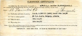 Document: Clearance Certificate