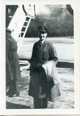 Photo: Sydney Shulemson Next to Aircraft