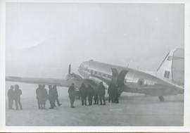 Photo: Arctic Scenery with DC-3 Aircraft