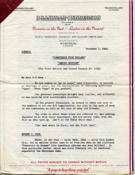 Document: Communique from Holland 2nd Edition - Page 1
